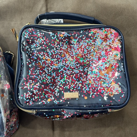 ESSENTIALS CONFETTI CLEAR FASHION BACKPACK and lunch bag - Picture 4 of 8